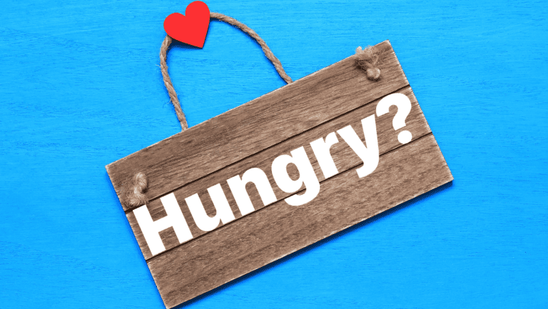 hungry sign